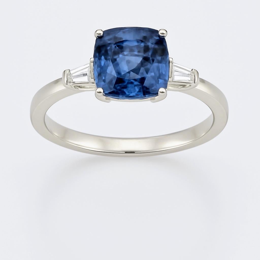 A Timeless Treasure, Crafted for the Discerning

This 2ct Cushion Natural Blue Sapphire Ring is a masterpiece of fine jewelry, designed to captivate hearts and inspire admiration. This ring is a symbol of timeless elegance and enduring luxury.

At