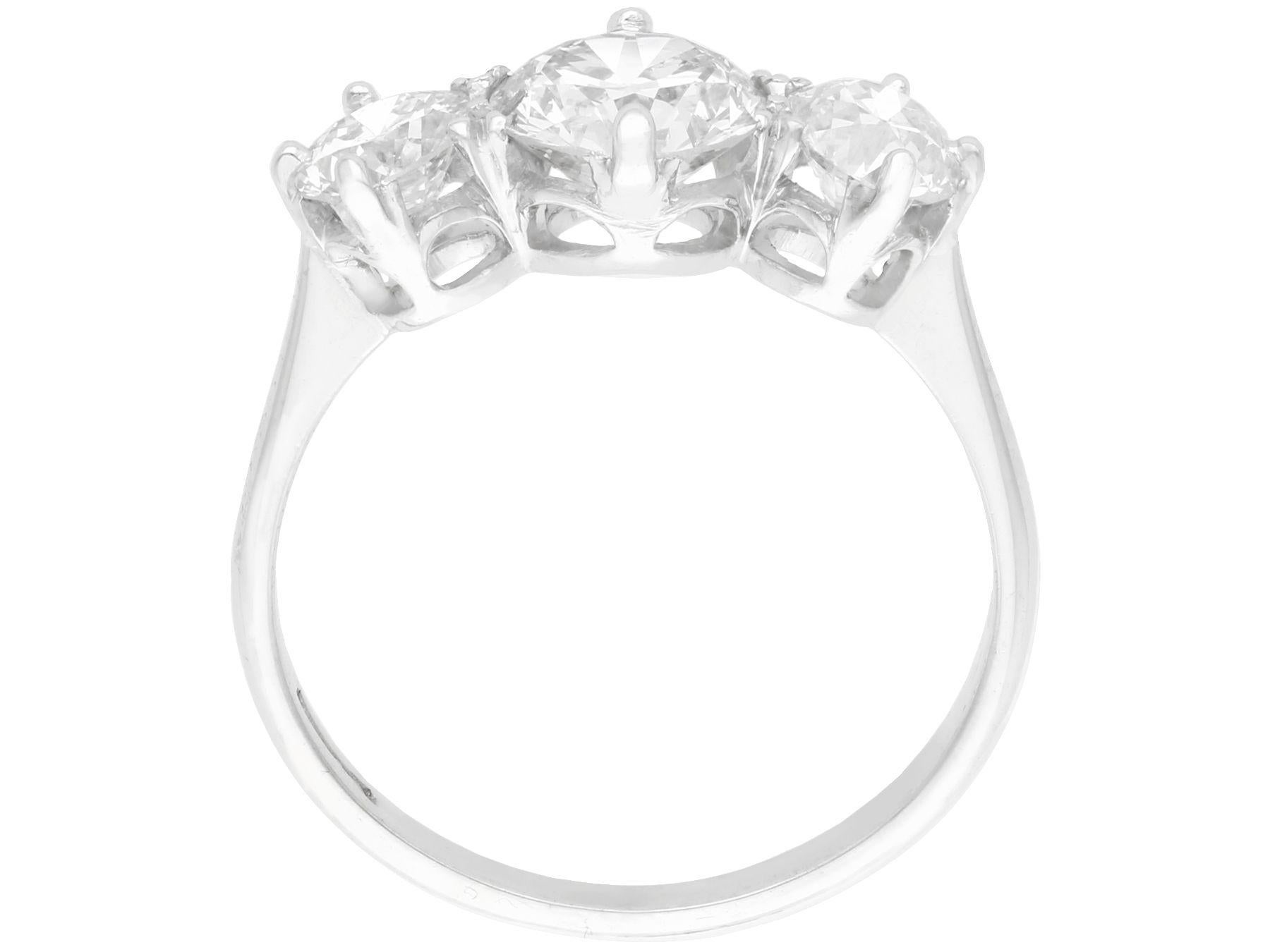 trilogy diamond ring 2 carat