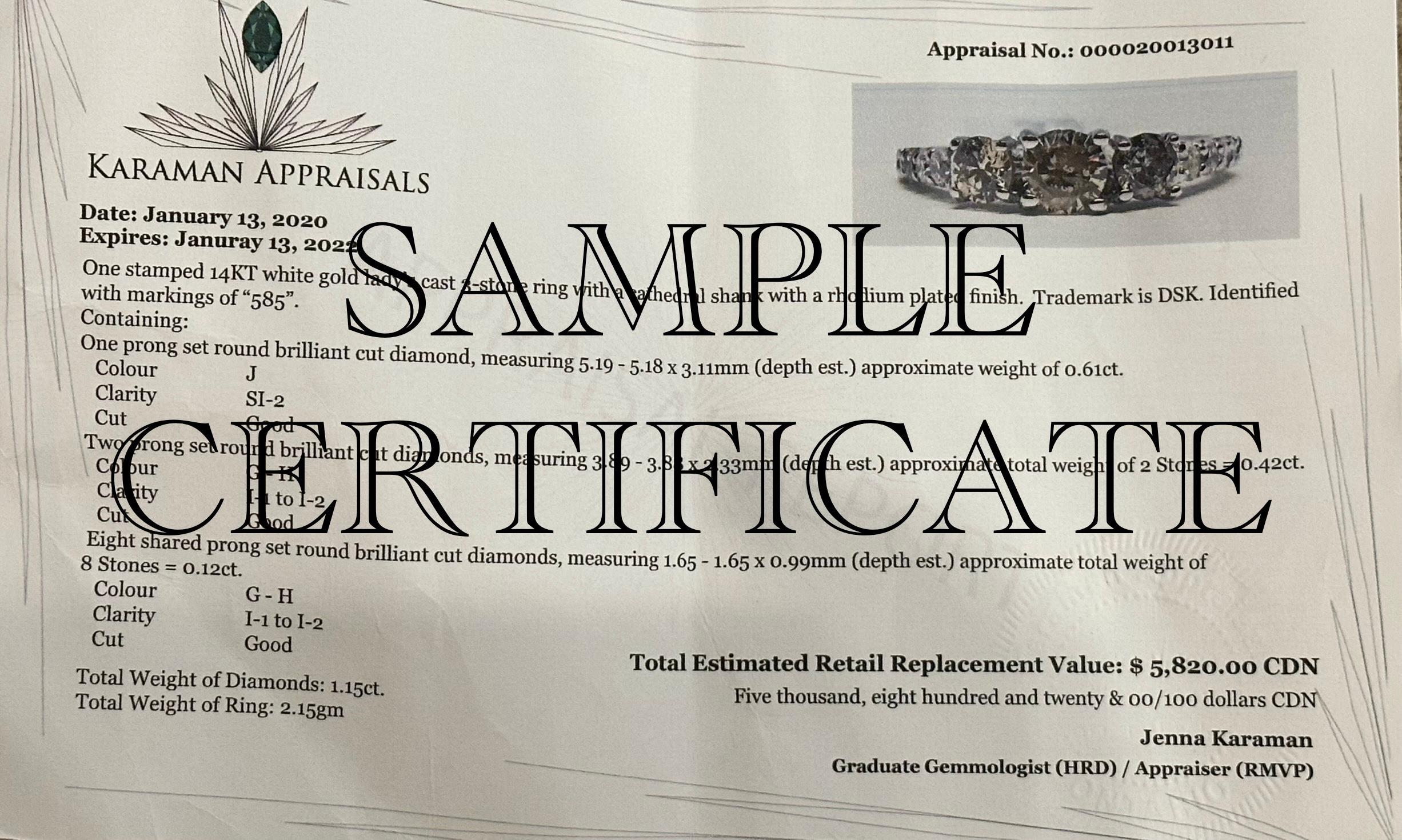 da uomo o donna Anello con diamante di fidanzamento da 2 carati in oro 18KT in vendita