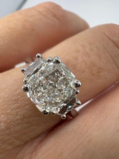2ct G /SI2 engagement diamond ring three stone ring 14KT gold