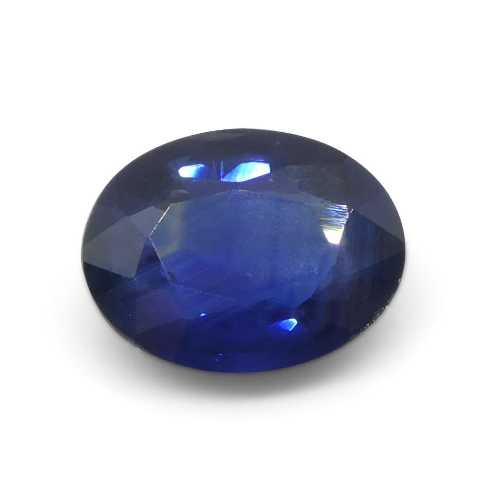 2ct Oval Blue Sapphire from Thailand For Sale 6