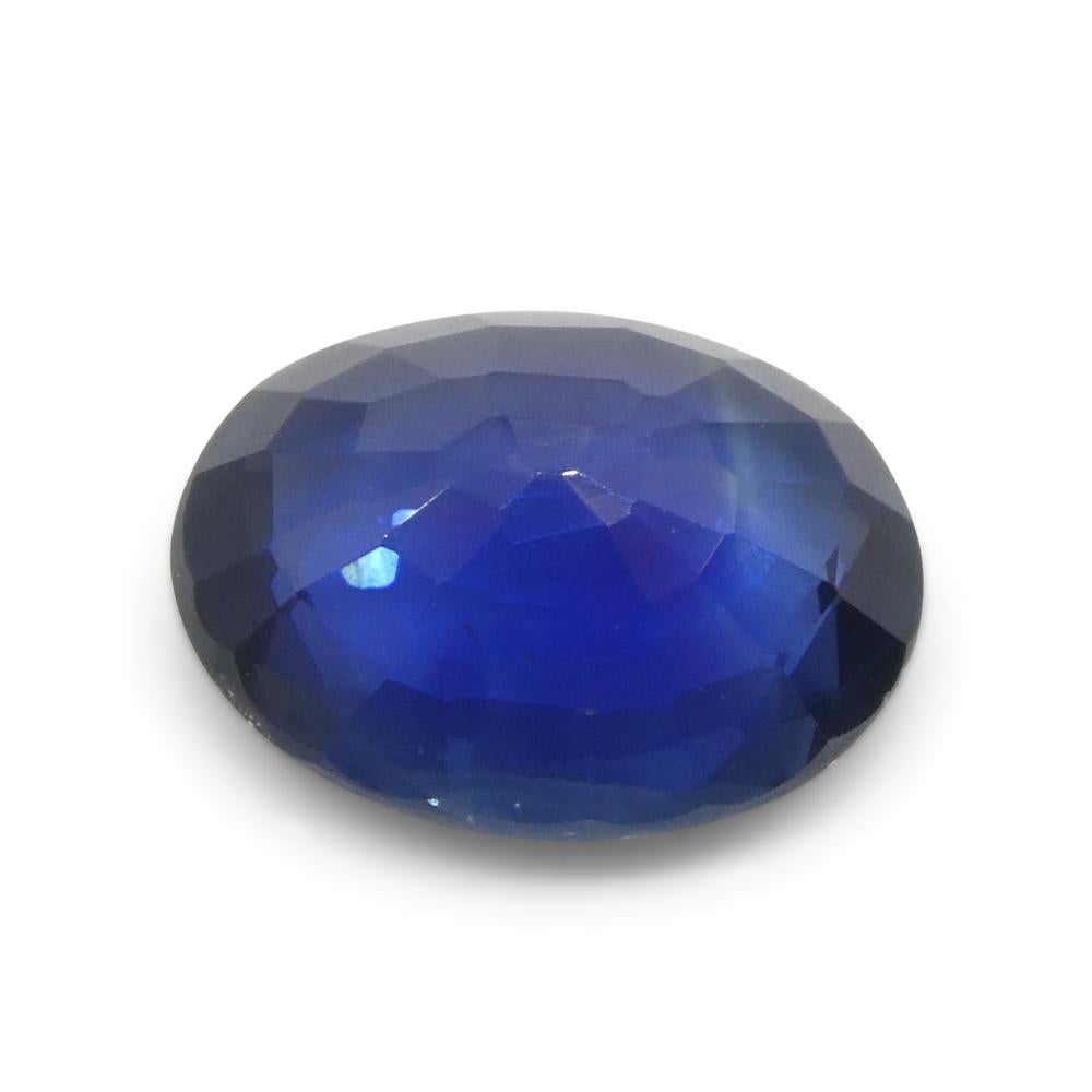 2ct Oval Blue Sapphire from Thailand For Sale 7
