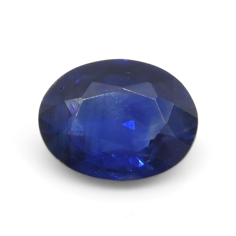 2ct Oval Blue Sapphire from Thailand For Sale 1