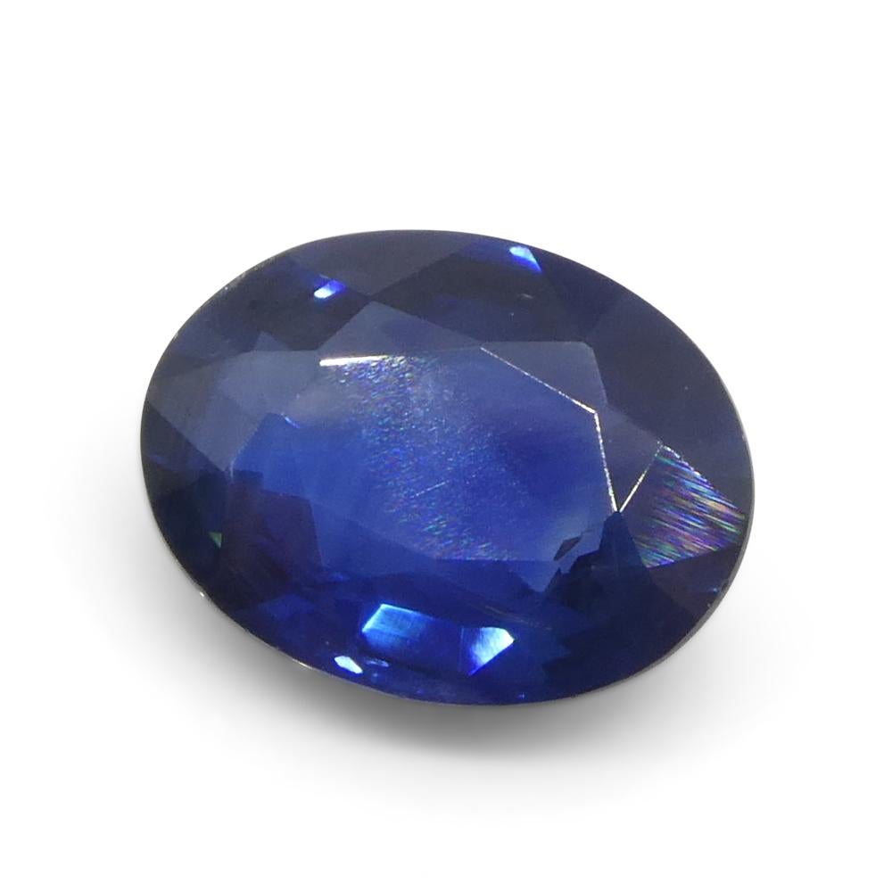2ct Oval Blue Sapphire from Thailand For Sale 2