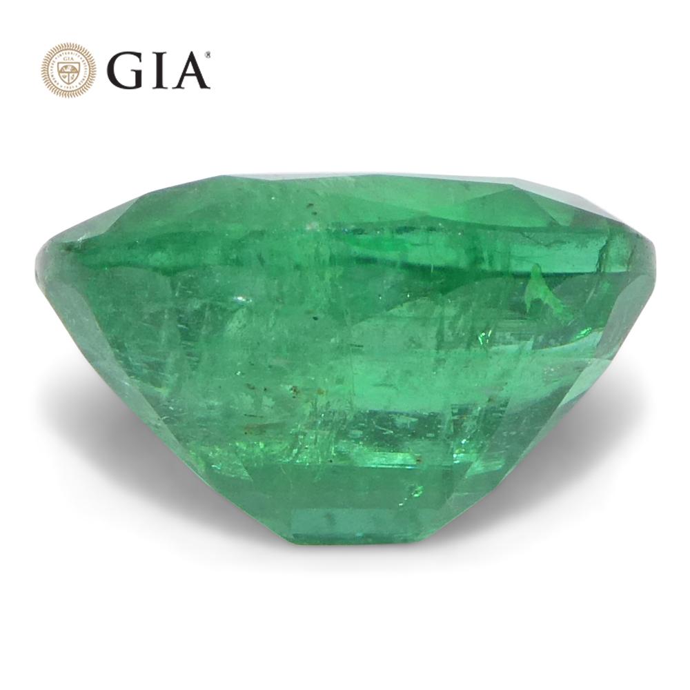 2ct Oval Green Emerald GIA Certified Zambia (F2) For Sale 2