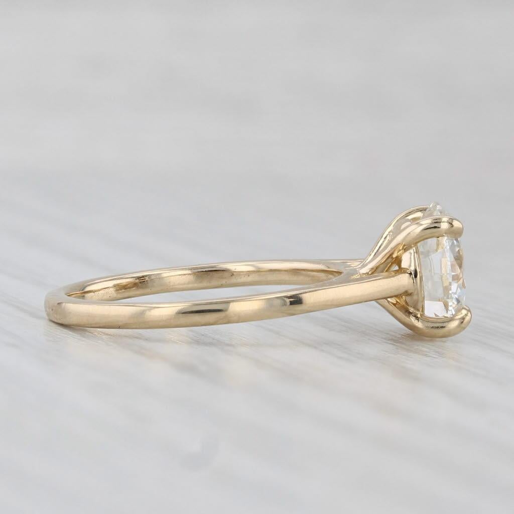 Informations sur les pierres précieuses :
- Diamant naturel -
Carats - 2ct (8.2 mm) 
Taille - Brilliante ronde
Couleur - H
Clarté - SI1
GIA - 6425661019

Métal : Or jaune 14k
Poids : 3 grammes 
Timbres : 14k
Hauteur de la face : 8.2 mm 
Hauteur
