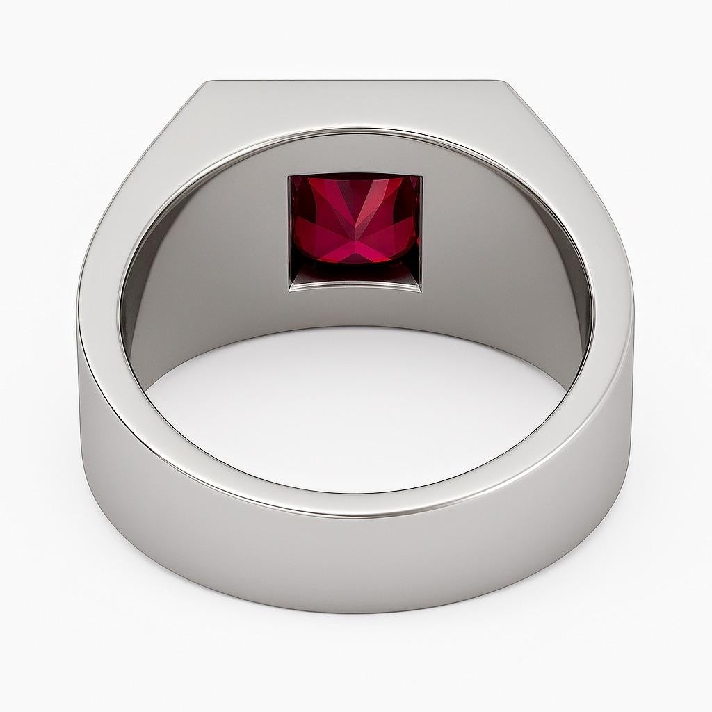 garnet signet ring