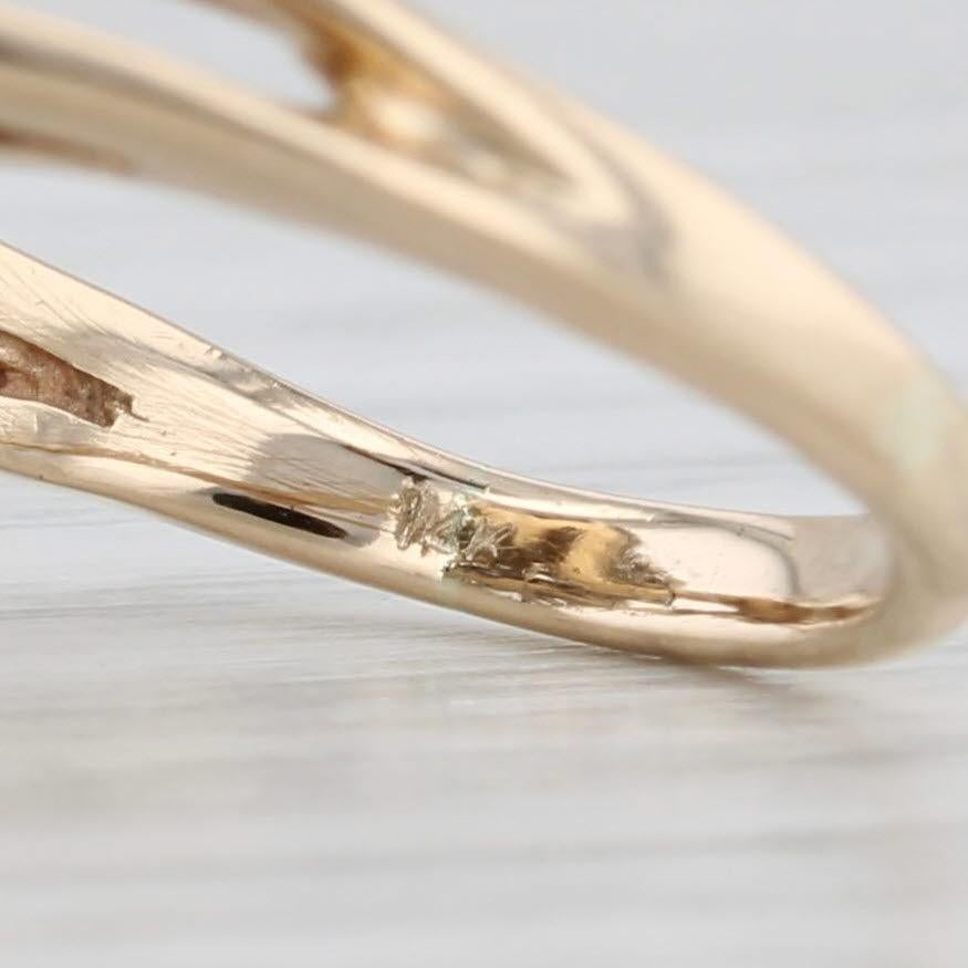 Anello a grappolo con diamanti da 2ctw in oro 14k misura 4,5 Cocktail 2