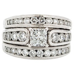 2ctw Diamond Engagement Ring In White Gold