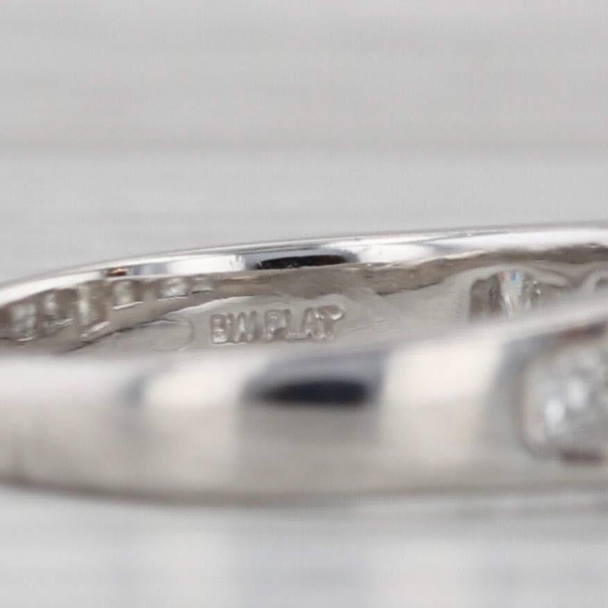 Anello di fidanzamento con diamante da 2ctw in platino a fascia cattedrale misura 6,75 GIA in vendita 2