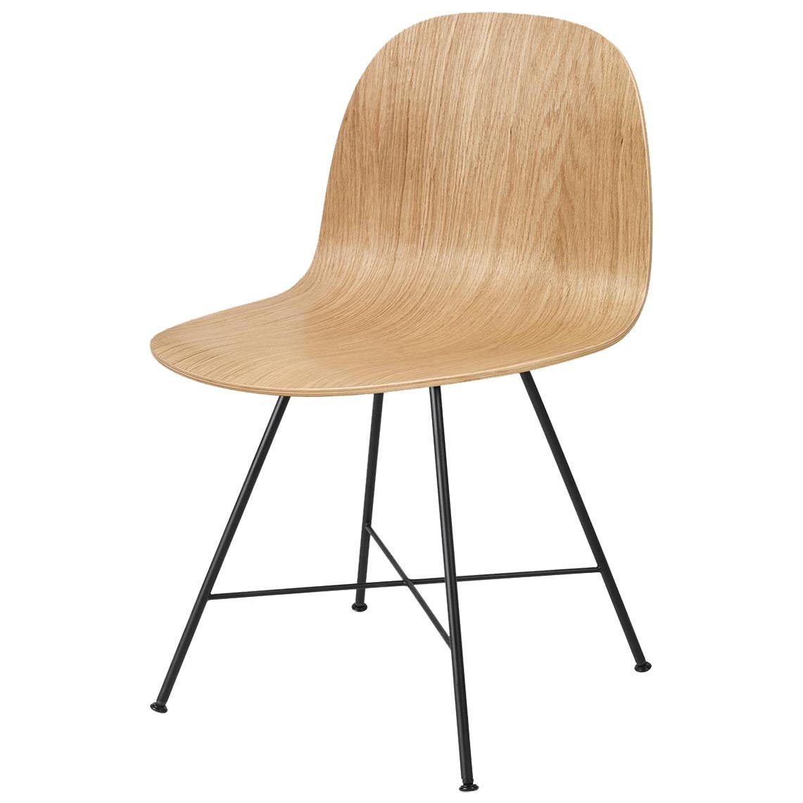 2D Dining Chair, Un-Upholstered, Center Base  For Sale