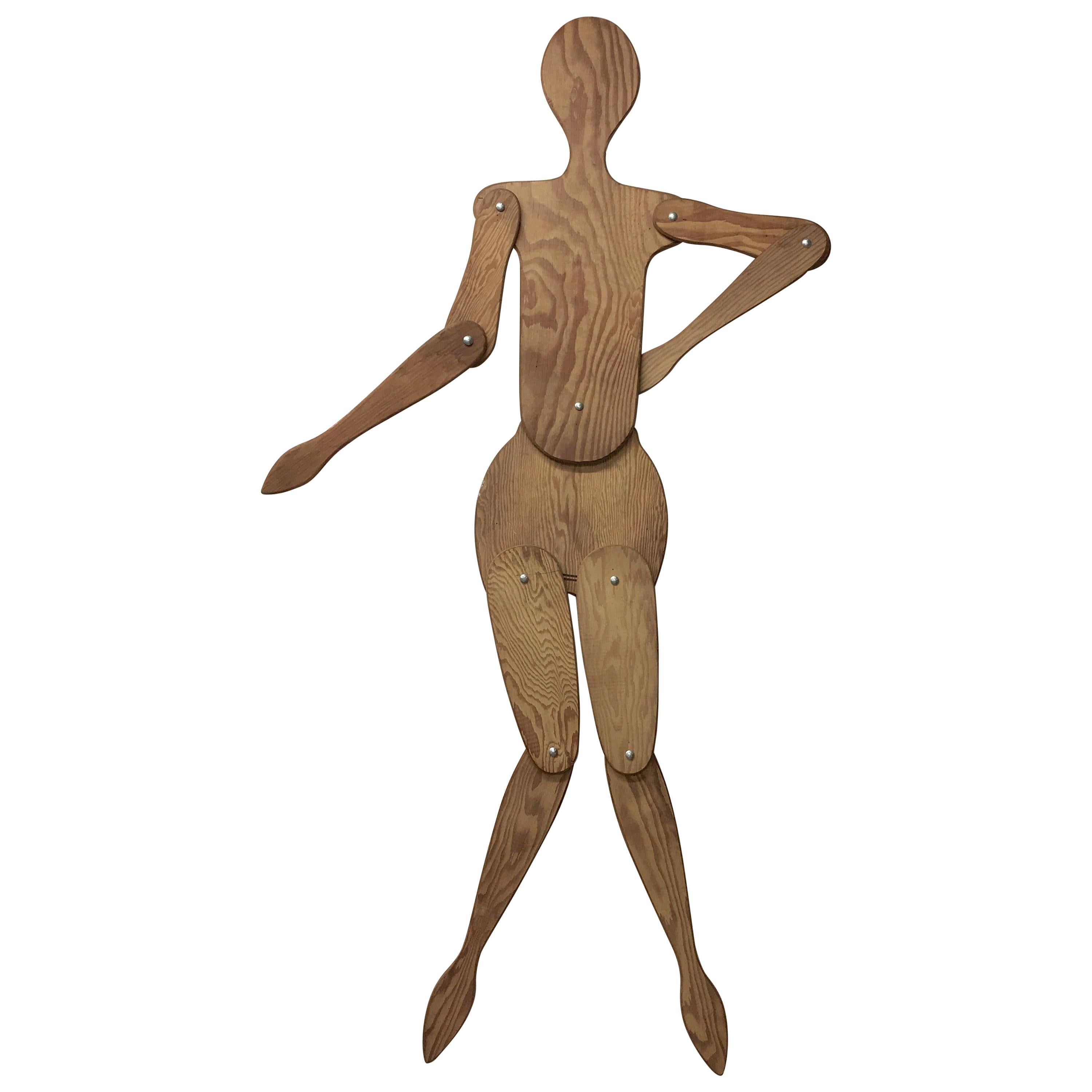 Mannequin de marionnettes en contreplaqué 2D en vente