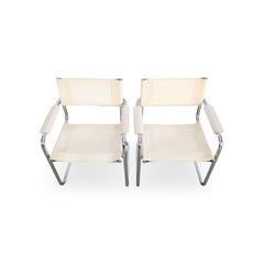 2er Set Bauhaus Freischwinger Stuhl wie Mart Stam Marcel Breuer