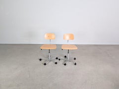 2er Set Bürostuhl Fritz Hansen Jørgen Rasmussen KEVI Design Stuhl