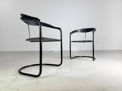 2er Set Canasta Arrben Italy Stühle Design Vintage Freischwinger