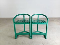 2er Set Manufaktur Allmilmö Hocker Josef Hoffmann Barhocker Stuhl