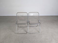 2er Set Midcentury Klappstuhl Plia Castelli Giancarlo Piretti Stuhl