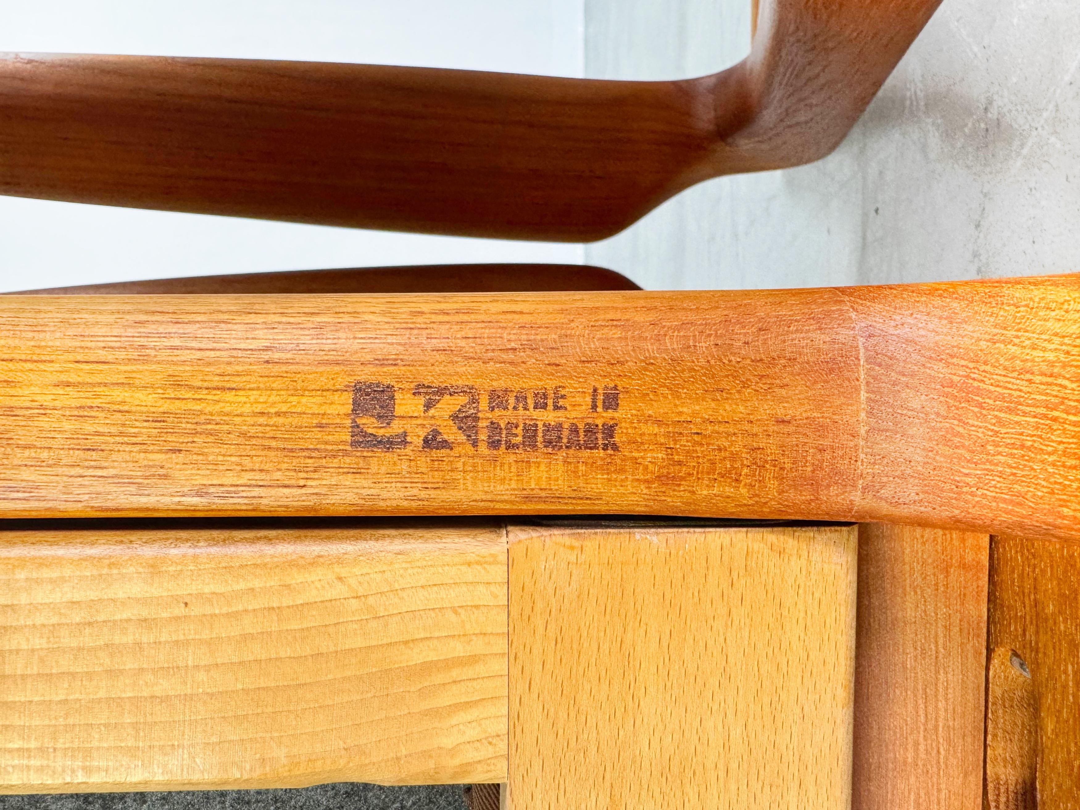2er Set Midcentury Sessel Juul Kristensen Teak Vintage danish For Sale 5