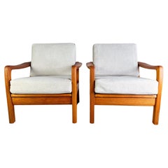 2er Set Midcentury Sessel Juul Kristensen Teak Vintage danish