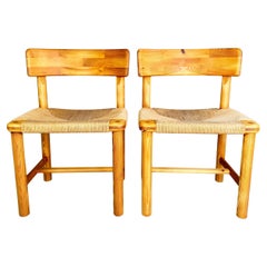2er-Set Stuhl Hirtshals Savvaerk Rainer Daumiller Kiefer, Mid-Century