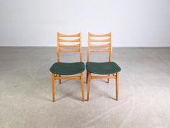 2er Set Midcentury Stuhl Vintage Buche 1960 Design Esszimmerstuhl