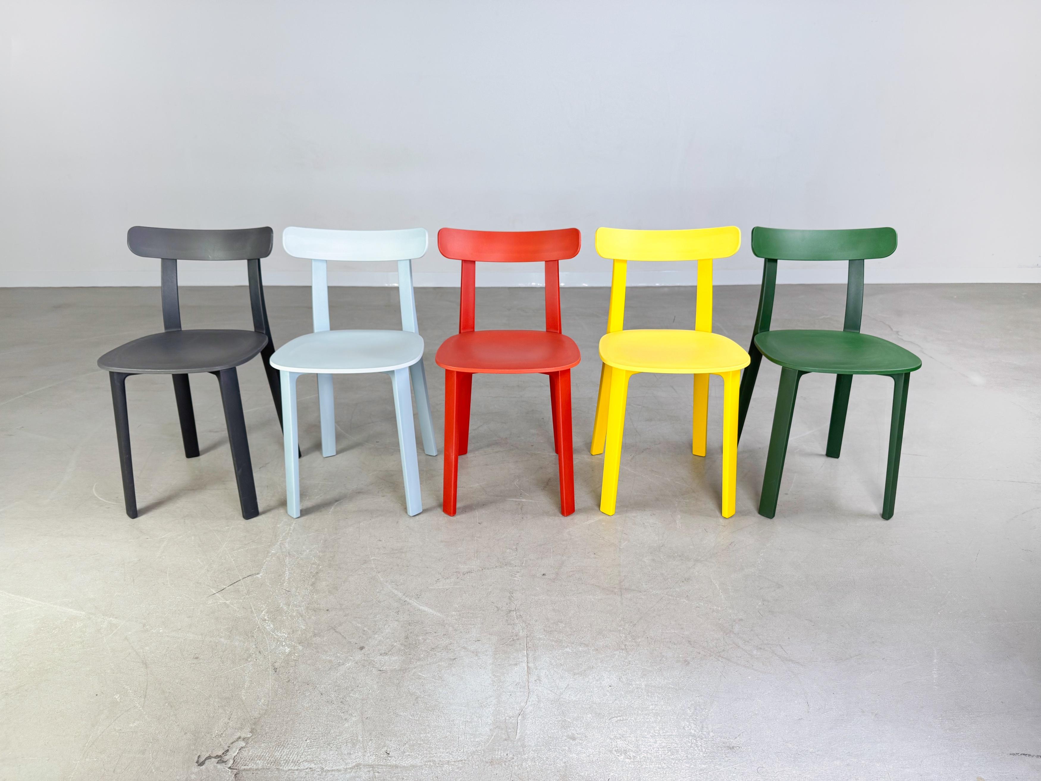 2er Set Silla Vitra Original Todo Plástico Jasper Morrison Stuhl Stühle Alemán en venta