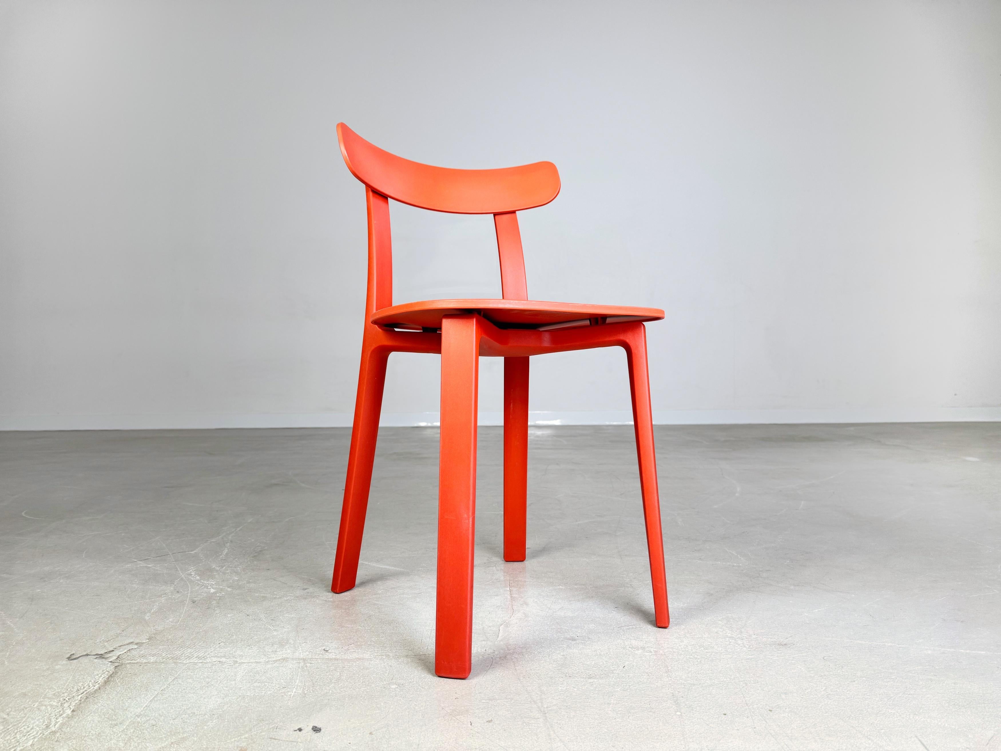 2er Set Silla Vitra Original Todo Plástico Jasper Morrison Stuhl Stühle en Bueno estado para la venta en Berlin, DE