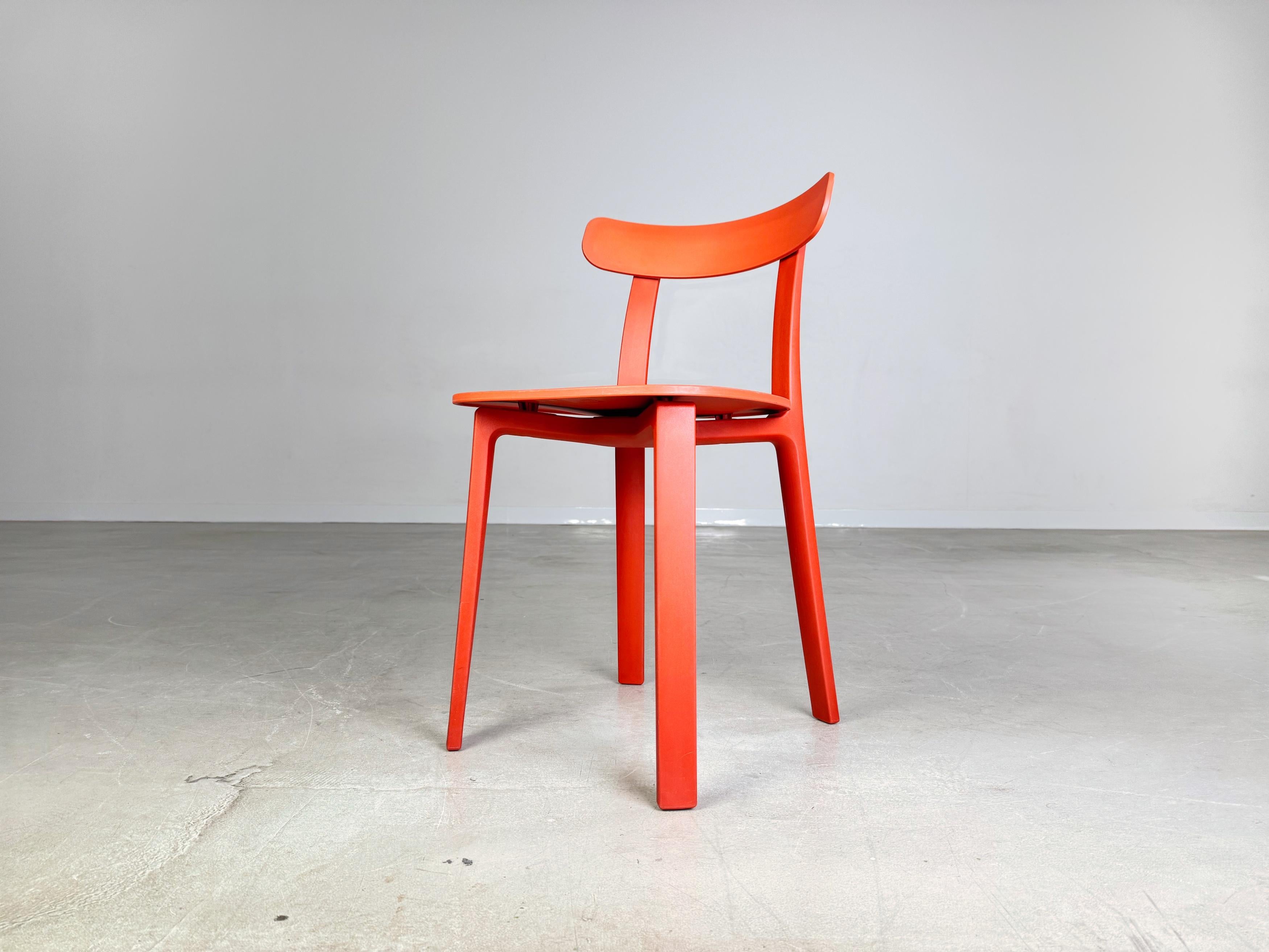 2er Set Silla Vitra Original Todo Plástico Jasper Morrison Stuhl Stühle siglo XX en venta