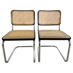2er Set Thonet Freischwinger S32 Marcel Breuer Wiener Geflecht