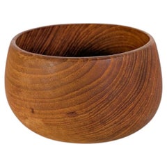 2er Set Vintage Holzbowl Schüssel Teak Schale dänisches Design Tapas