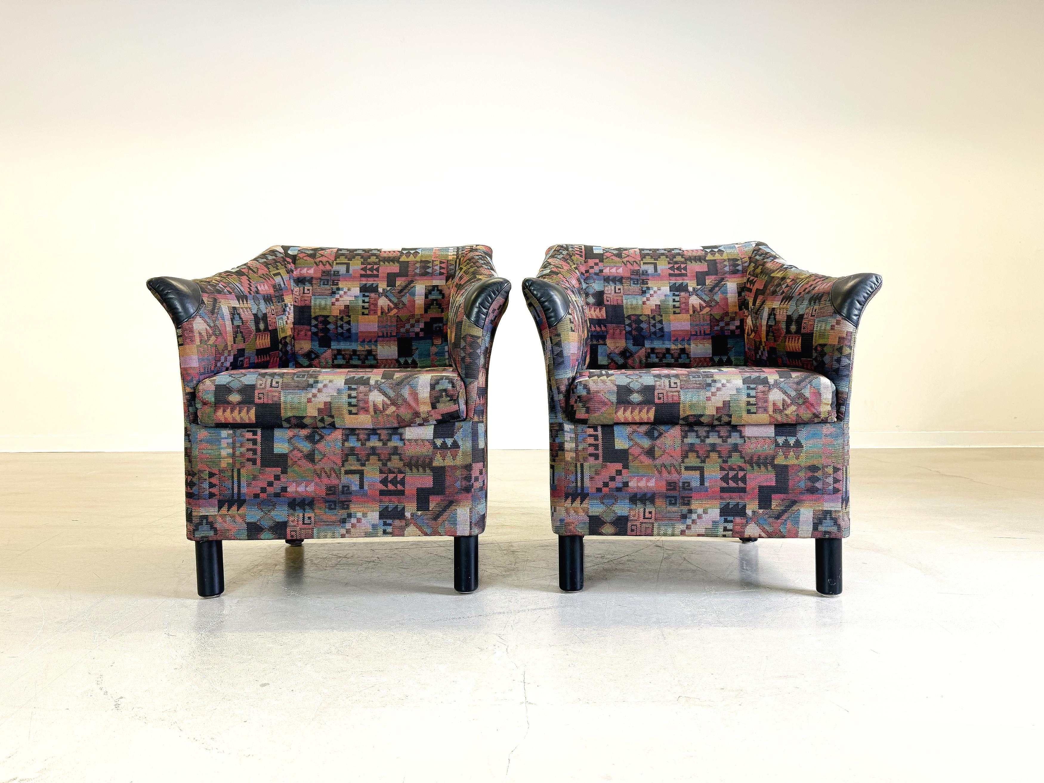 2er Set Vintage Mid Century Sessel Walter Knoll 1970er Armlehnstuhl en venta 1