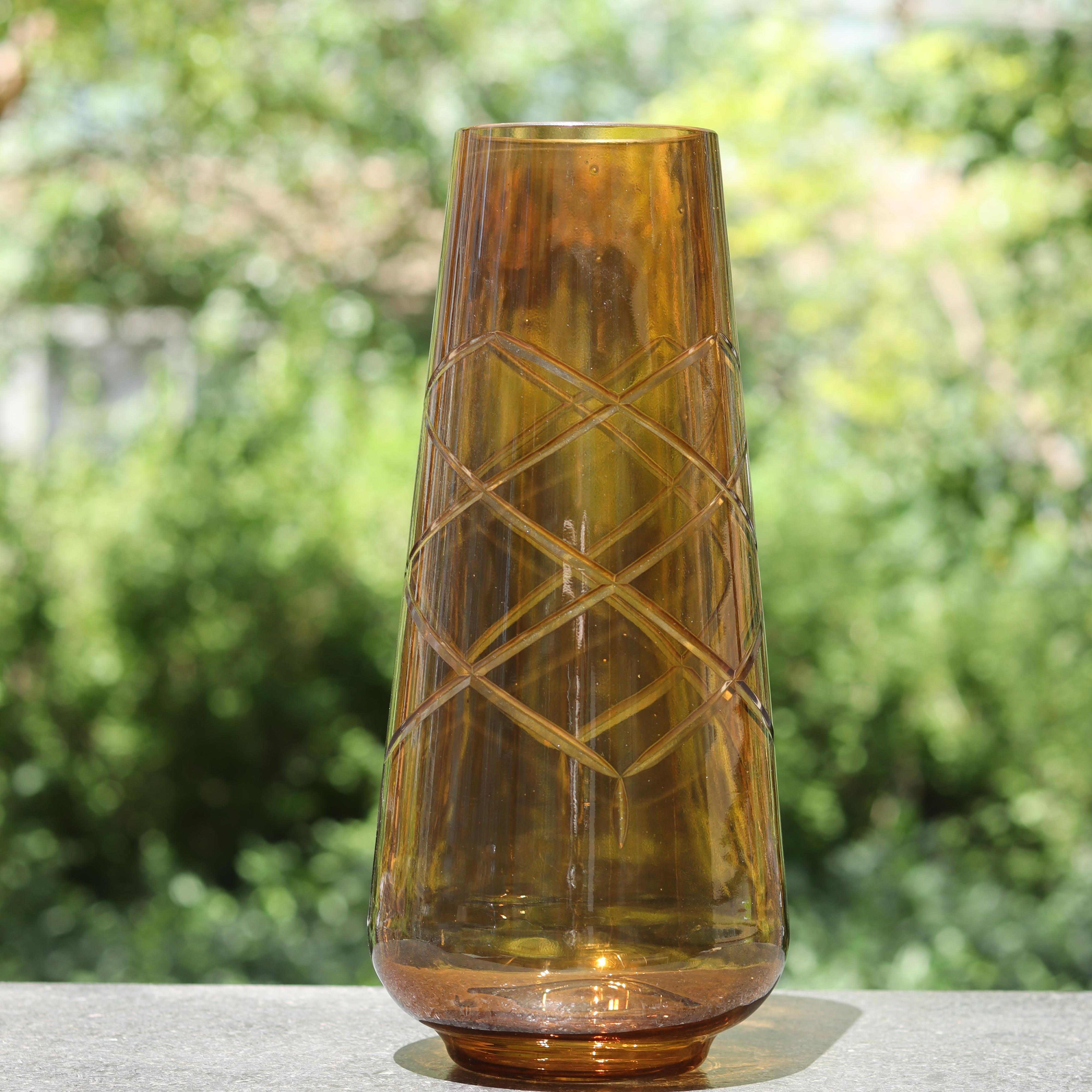 2K1M Girata, Murano Glass Vases - Moka Colour - Made on the Island of Murano For Sale 2