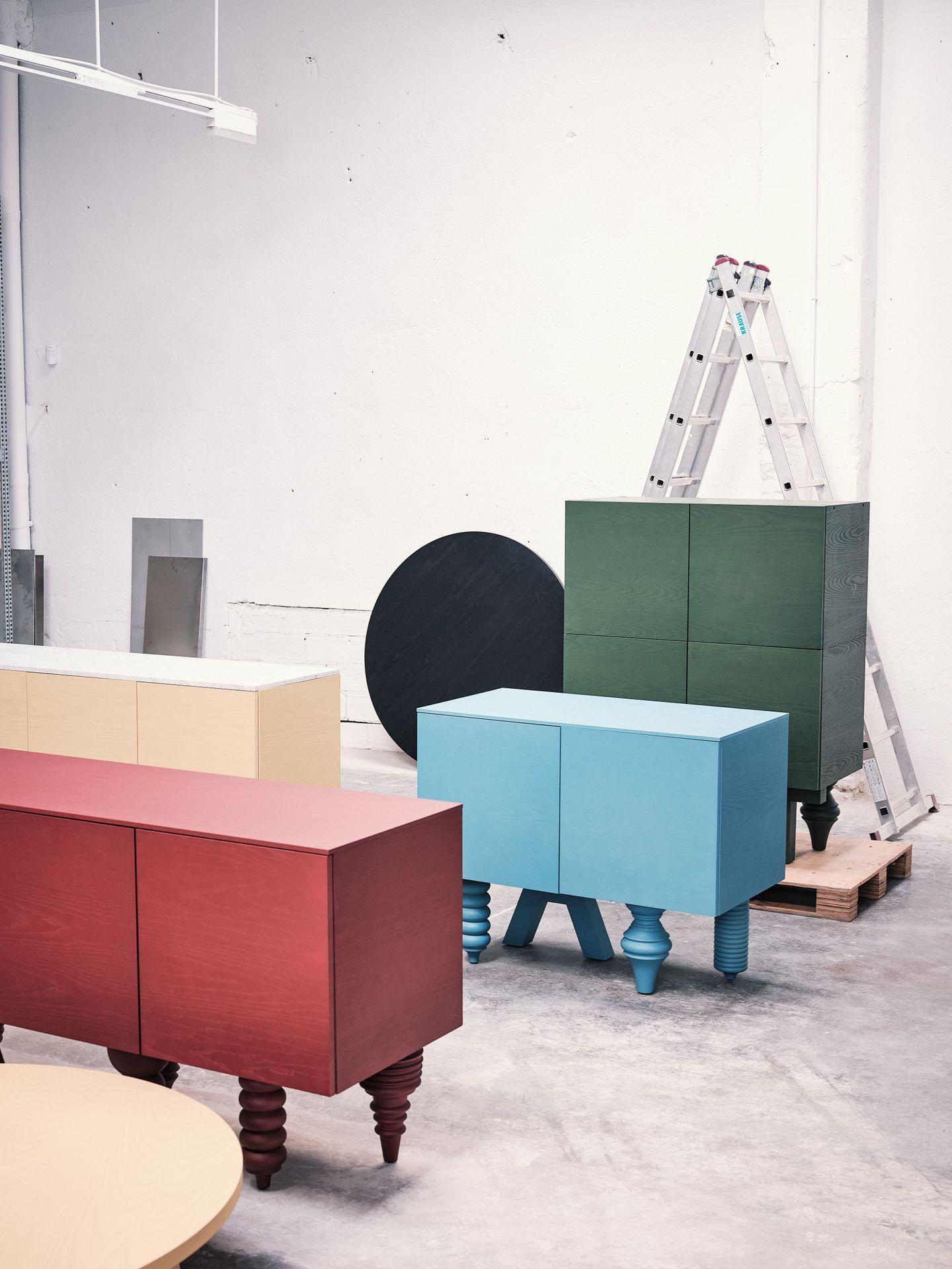 Moderno Mobiletto 2M Multilegge in Greene & Greene di Jaime Hayon per BD Barcelona in vendita