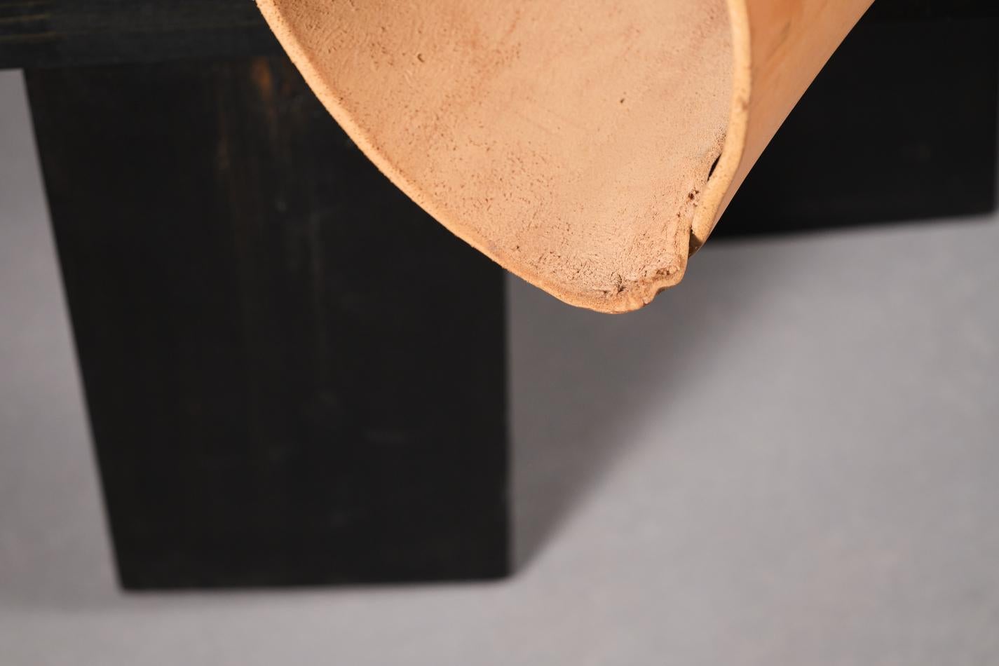 Spanish 2Mímesis 02 by Jordi Ribaudí, Water Buffalo Leather Sculptural Furniture For Sale