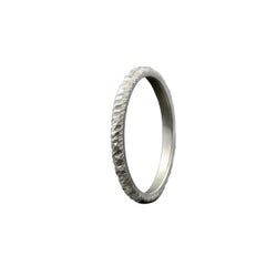2 mm Mini Facet Ring in Sterling Silver 925 by Leonie Simpson