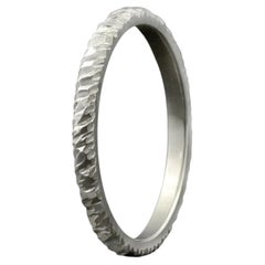 2 mm Mini Facet Ring in Sterling Silver 925 by Leonie Simpson