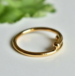 2mm Solid 14k Solid Gold Bypass Mini Toe Ring Jewelry