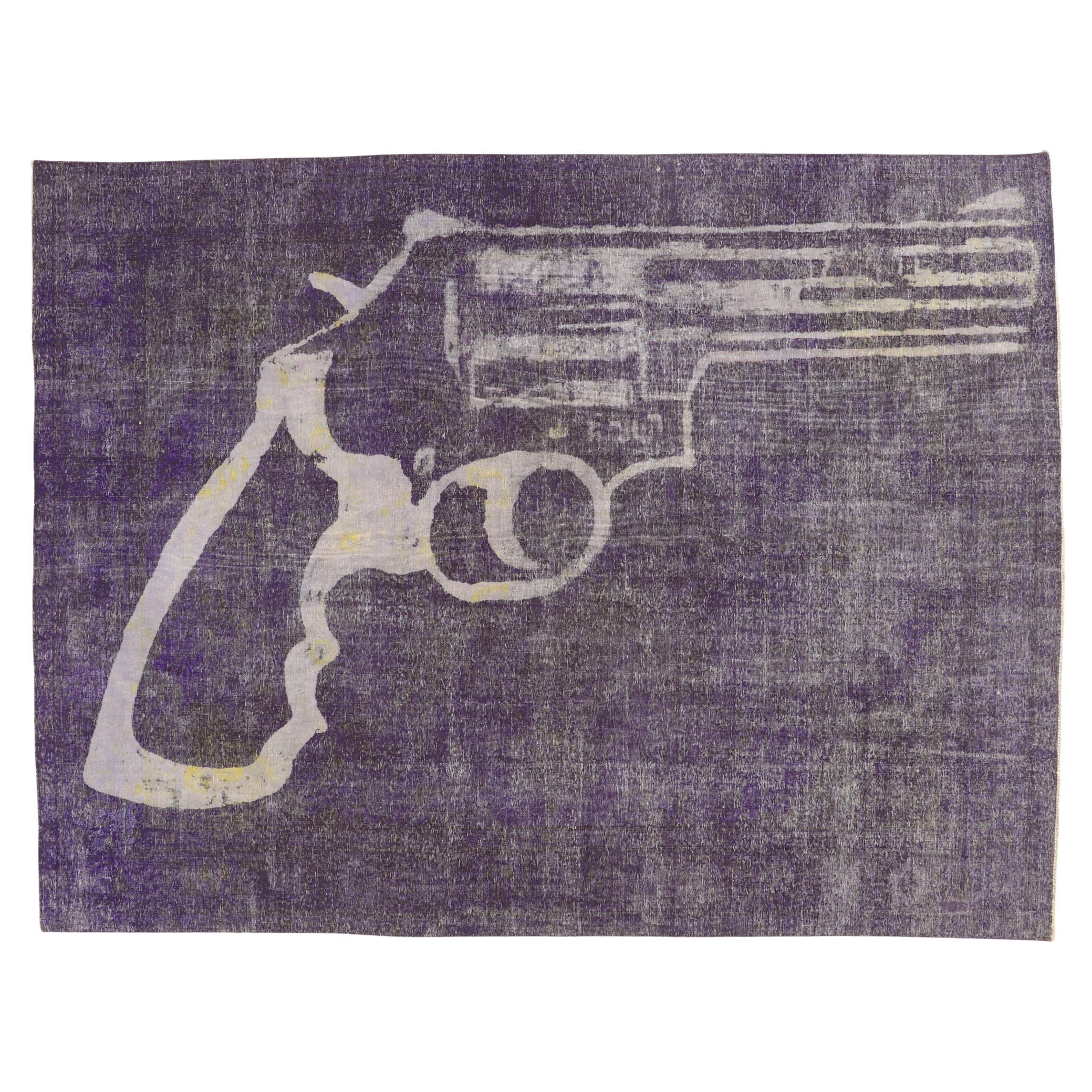 2nd Amendment Vintage Overdyed Rug