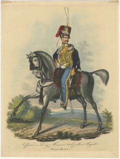 2nd Cavalry Regiment (the Queen's Hussars) of the King's German Legion, 1828