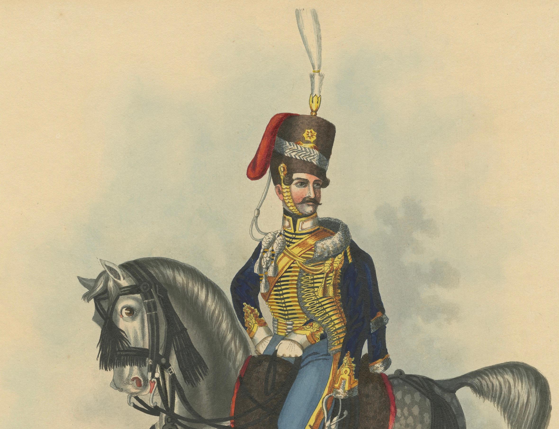 2nd Cavalry Regiment (the Queen's Hussars) of the King's German Legion, 1828 For Sale 1