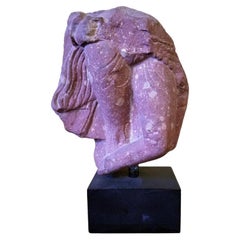 2nd Century Indian Red Sandstone Fragment of a Woman