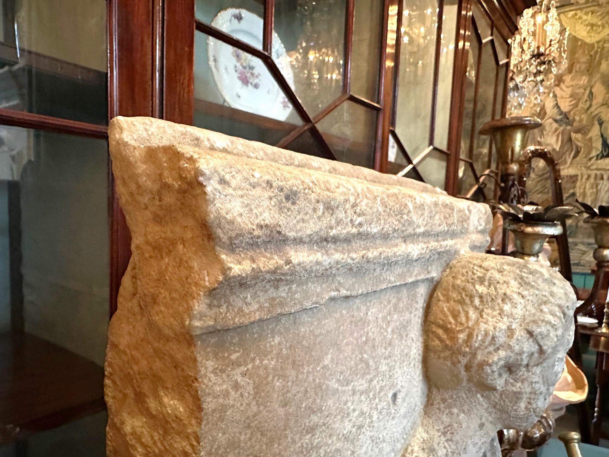 Italienische Steinskulptur aus dem 2. Jahrhundert, römisches Relief, Aristokrat, montiert, Antiquitäten LA im Angebot 8