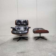 2nd Gen Eames Lounge Chair & Ottoman von Contura Vitra 1961