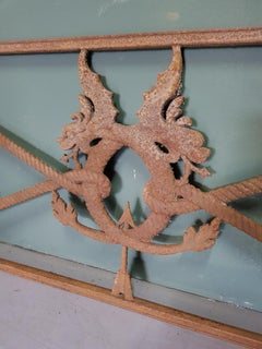 Second Half of the 19th Century French Cast Iron Fencing with Dragons