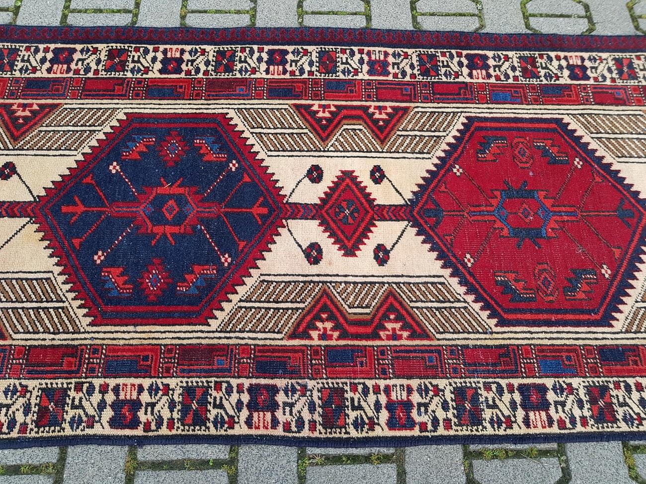 Turkestan Second Half of the 20th Century Kurdistan Wool Walker Rug