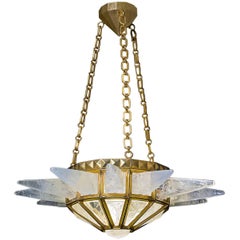 2nd Payment for H. Wells: Rock Crystal Sunshine  Chandelier by Alexandre Vossion