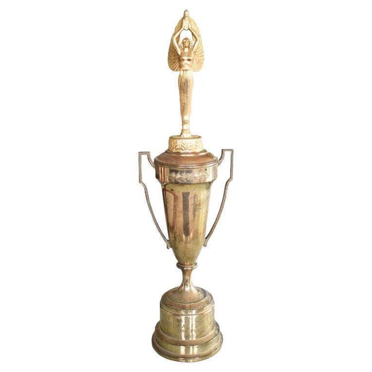 2nd Place Texas State Brass Trophy Cup 1957 For Sale