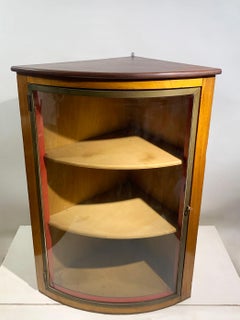 2nd Unit of Mid-Century Modern Curved Glass Corner, Circa 1960's