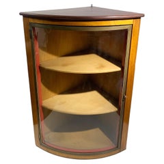 2nd Unit of Mid-Century Modern Curved Glass Corner, Circa 1960's