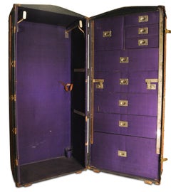 World War II Military Campaign Steamer Trunk Owner Major McGregor Medical Corps